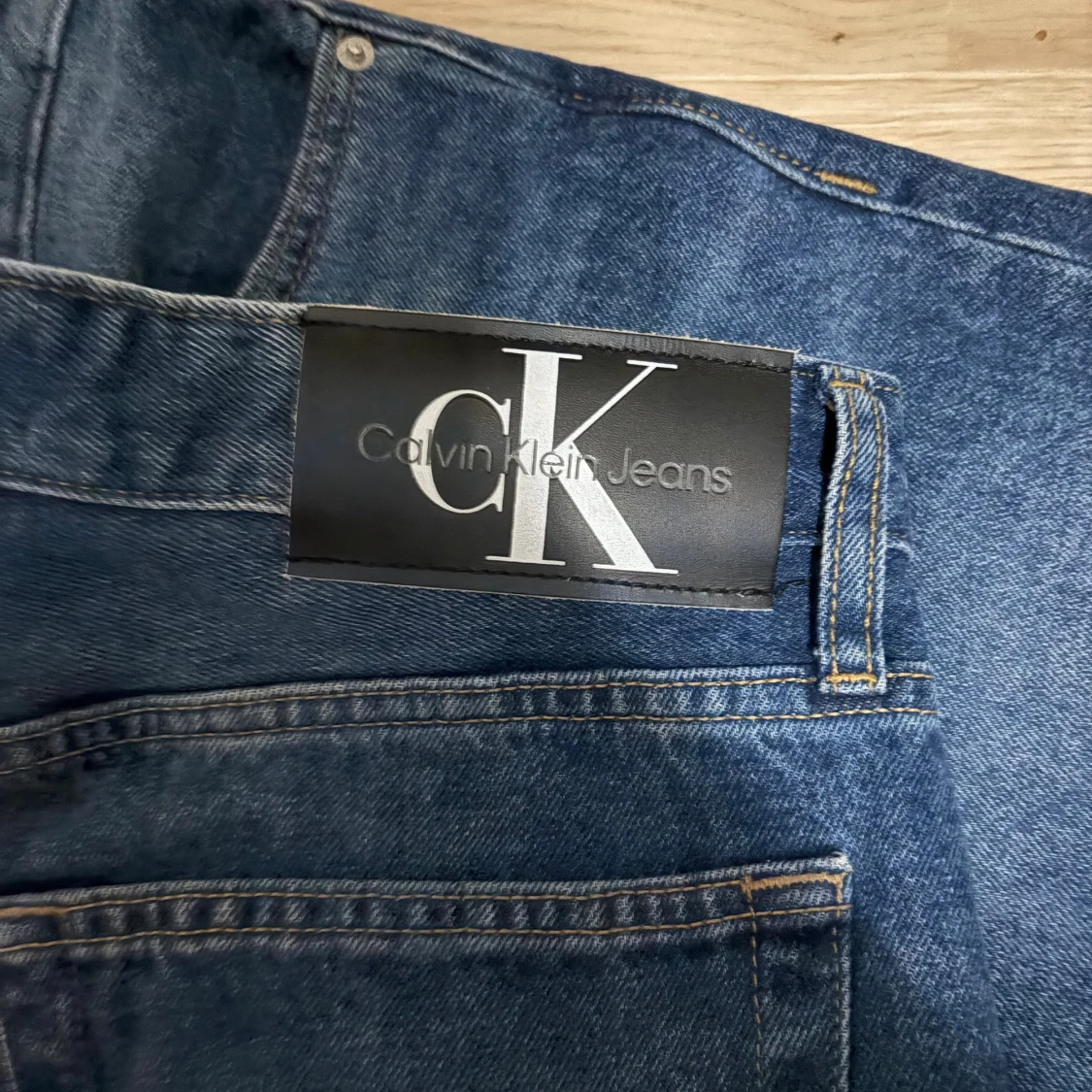 Calvin Klein blå jeans Regular taper  - 3