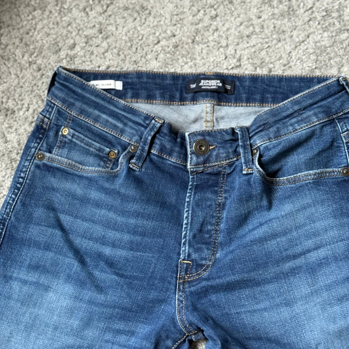 Mörkblå jeans från Jack&Jones  - 4