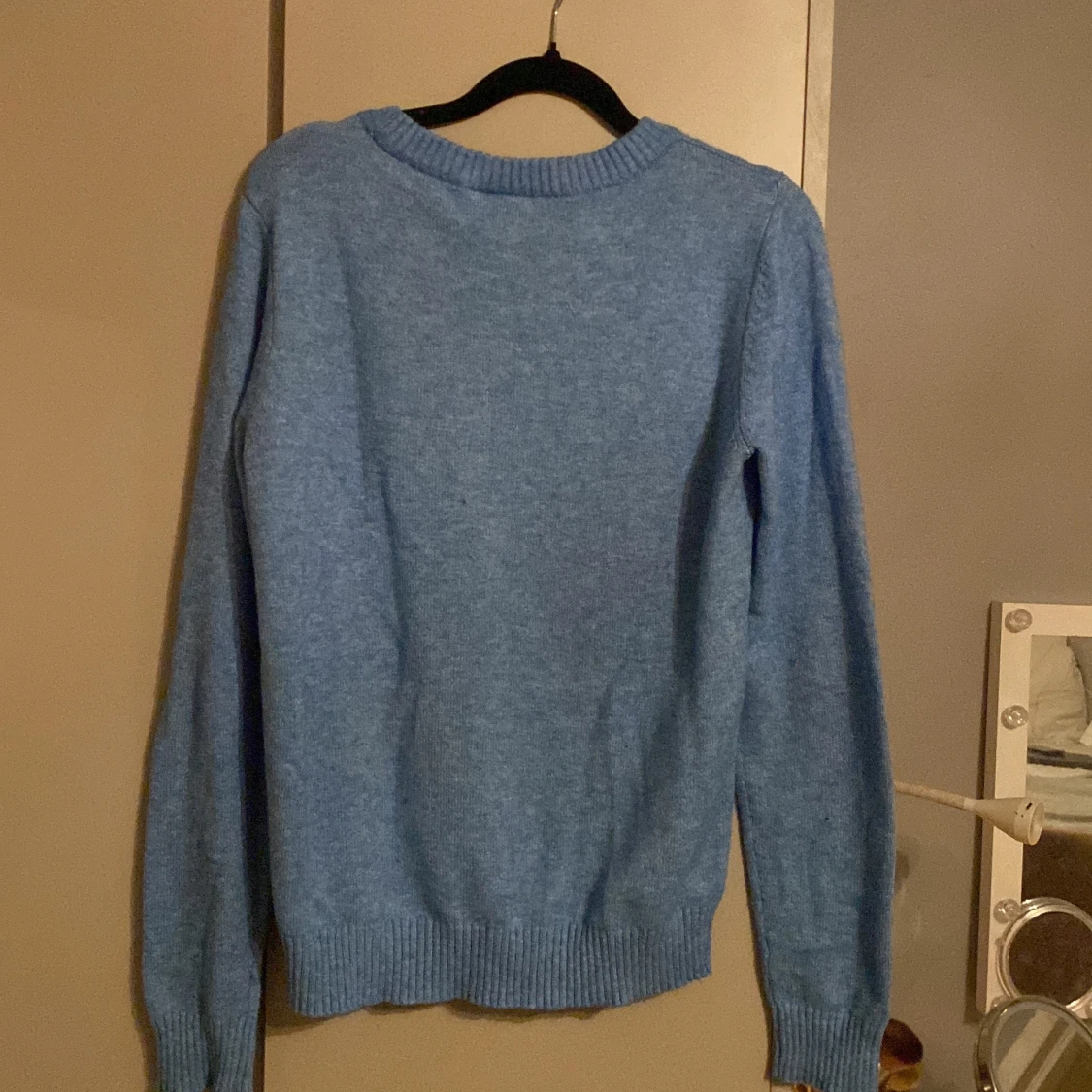 Blå stickad tröja från VILA XS - 1