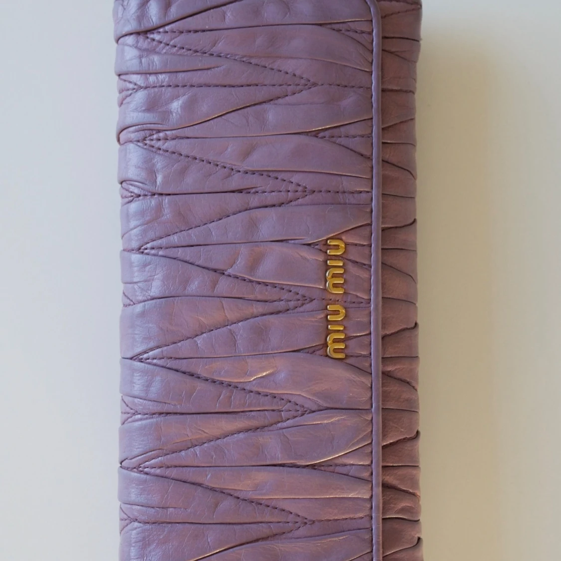 Lila kuvertväska från Miu Miu i skinn Vintage - 1