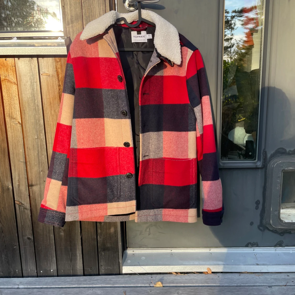 Rutig overshirt från Topman XS - 1