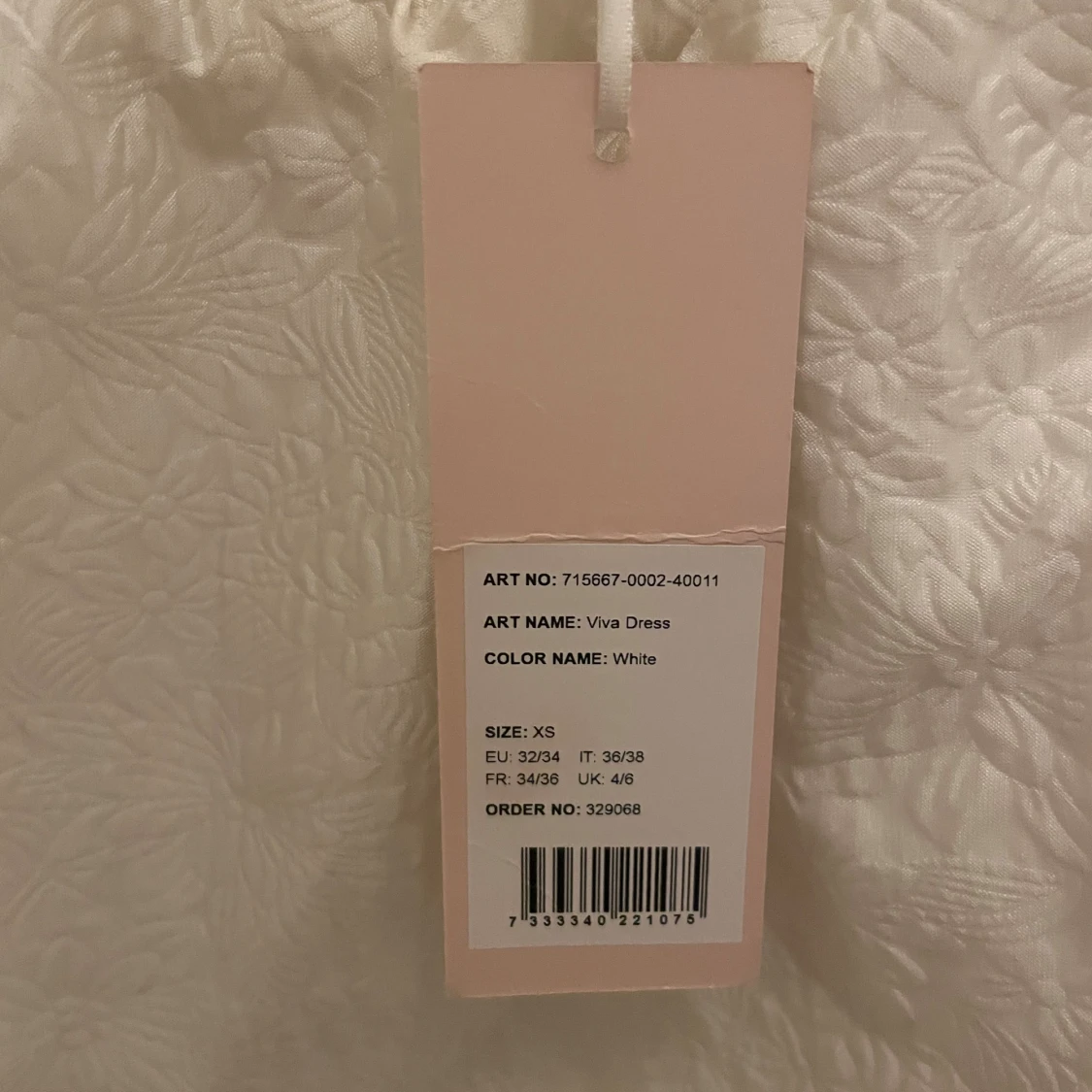 Vit Viva Dress från Bubbleroom XS - 2