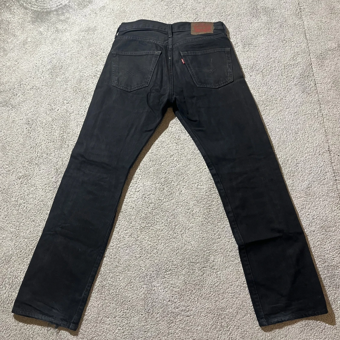 Svarta Levi's 501 jeans straight fit