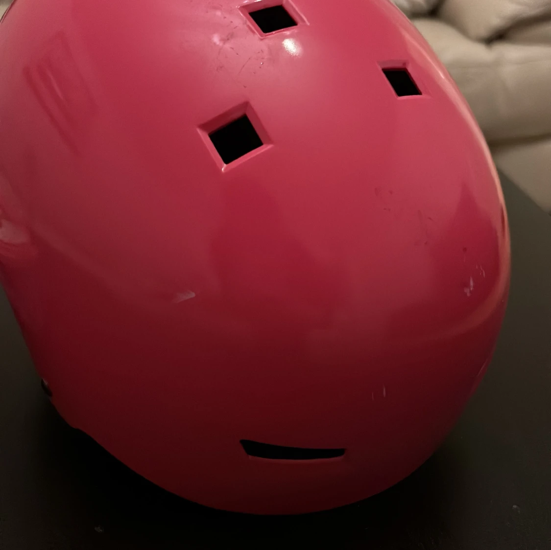 Rosa hjälm med tvättbjörnsdekal 52/56 - 3