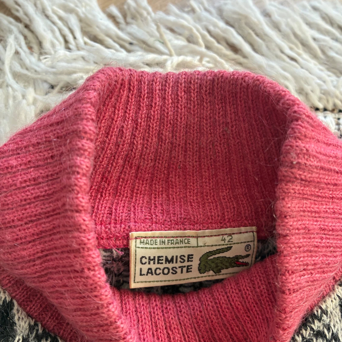 Vintage stickad tröja  från Lacoste - 2