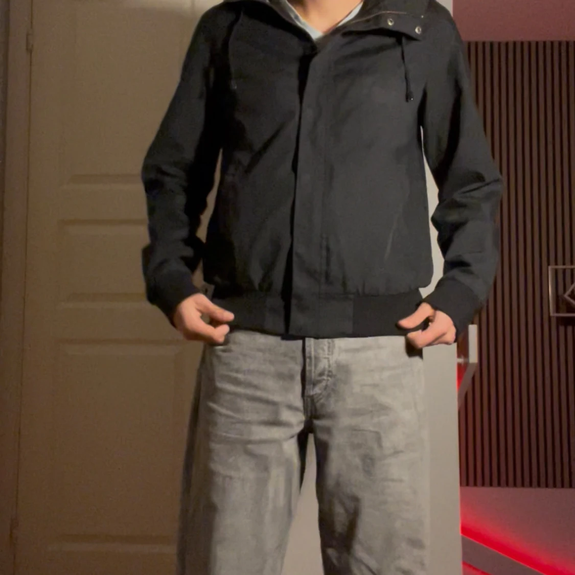 Svart vindjacka från These Glory Days