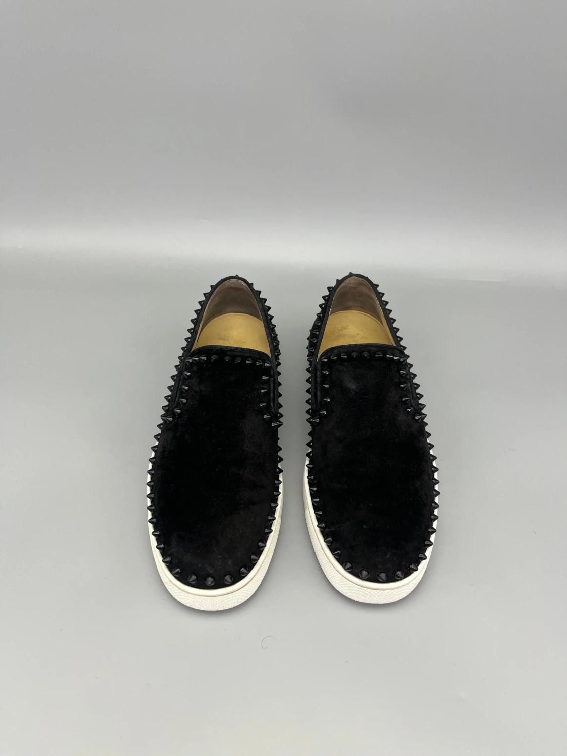 Christian Louboutin Pik Boat Spikes Sneaker Svart - 2