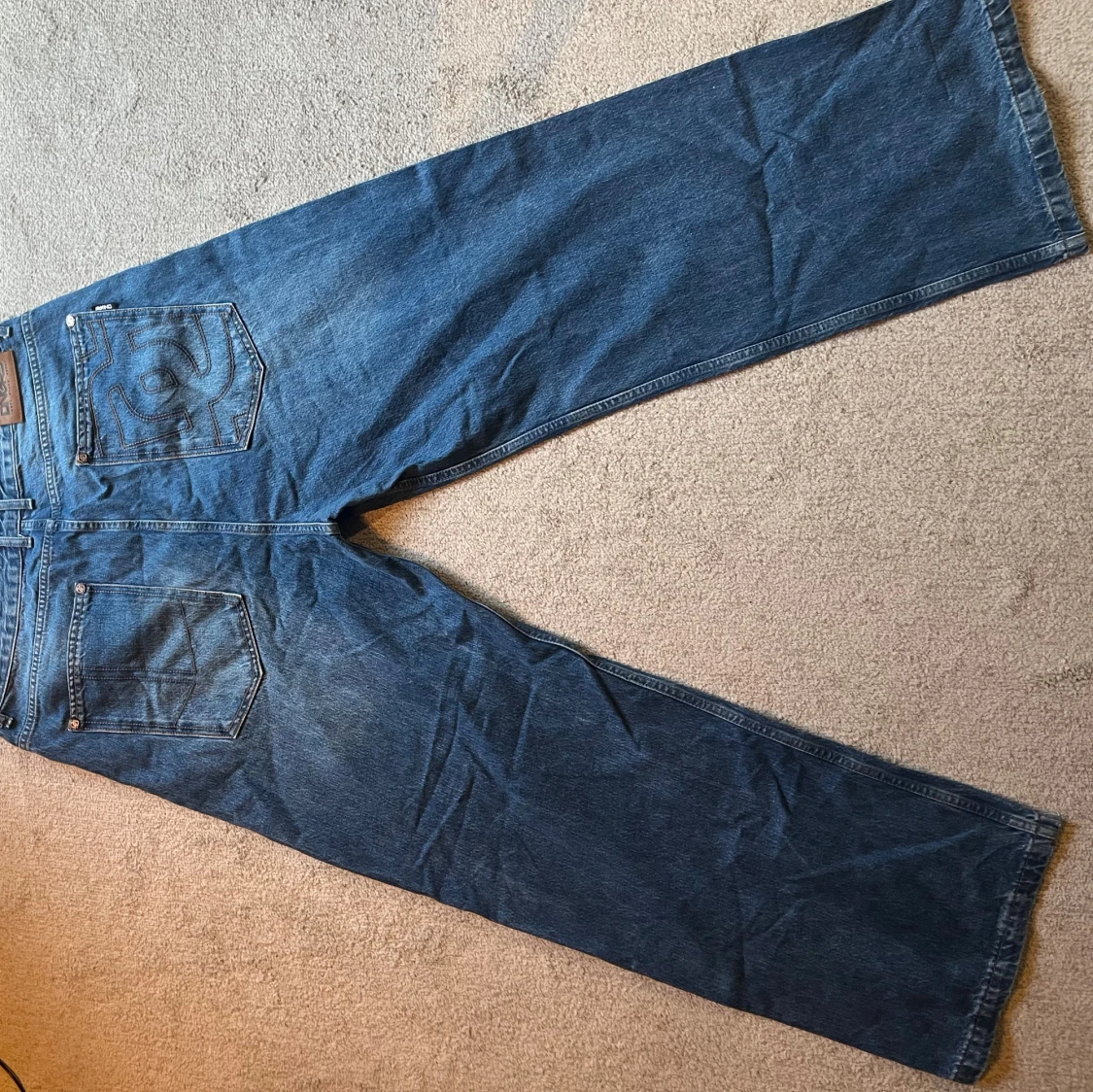 Blå baggy jeans från DNGRS - 1