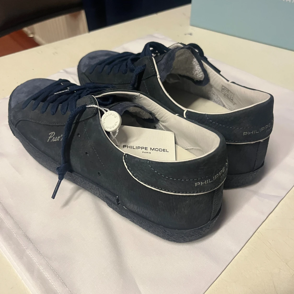 Philippe Model  blå sneakers - 3