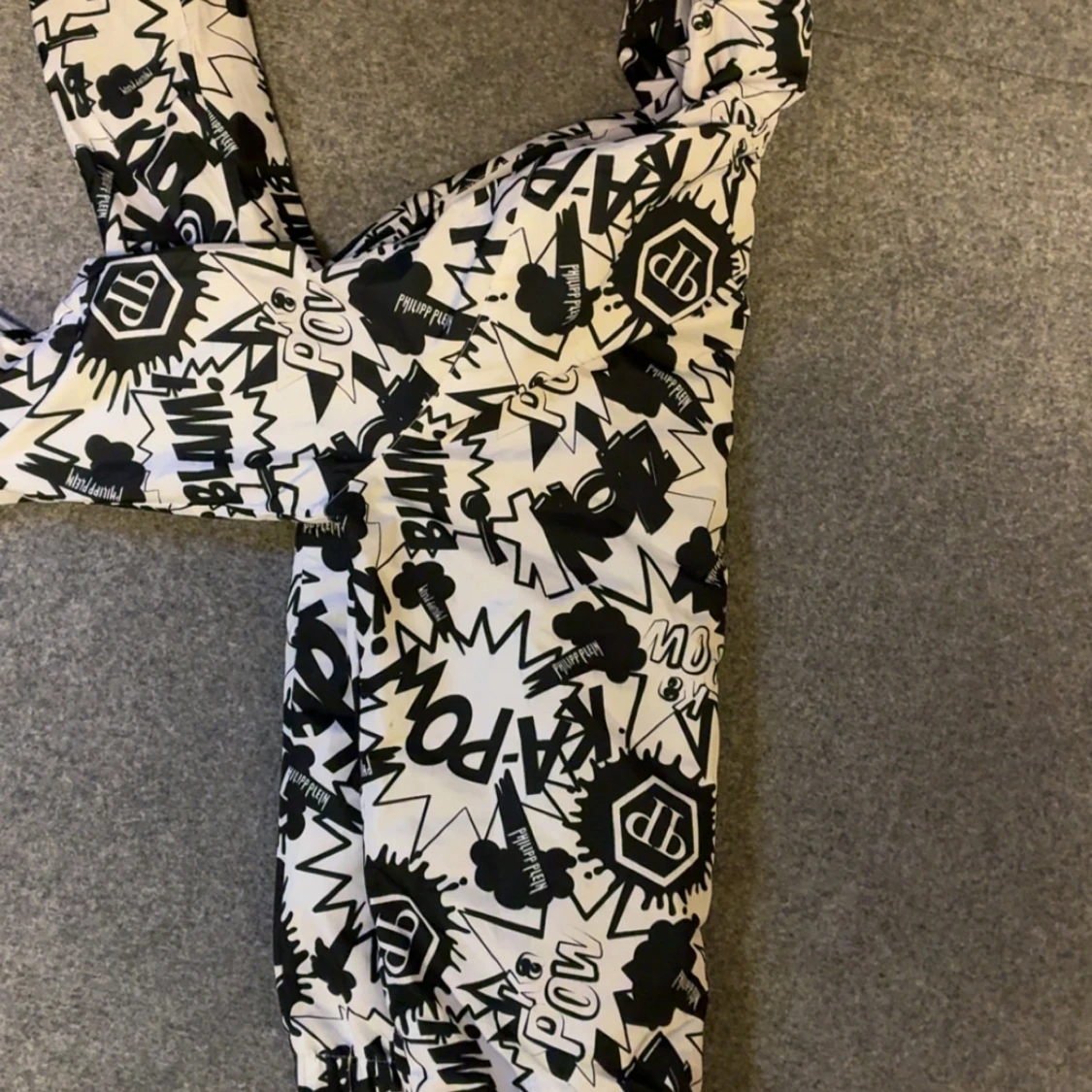 Philipp Plein svartvit vindjacka - 2