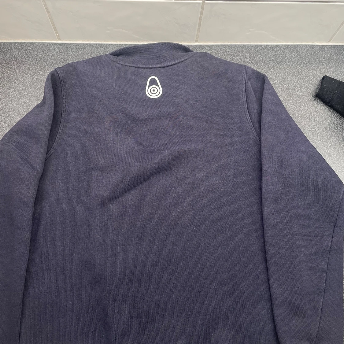 Mörkblå Sail Racing half zip tröja - 1
