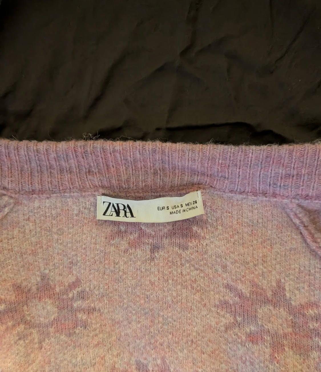 Ljuslila kofta med blommor från Zara!💕💕