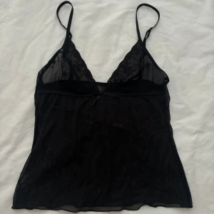 Svart linne - Jättefint svart linne!! 🤍