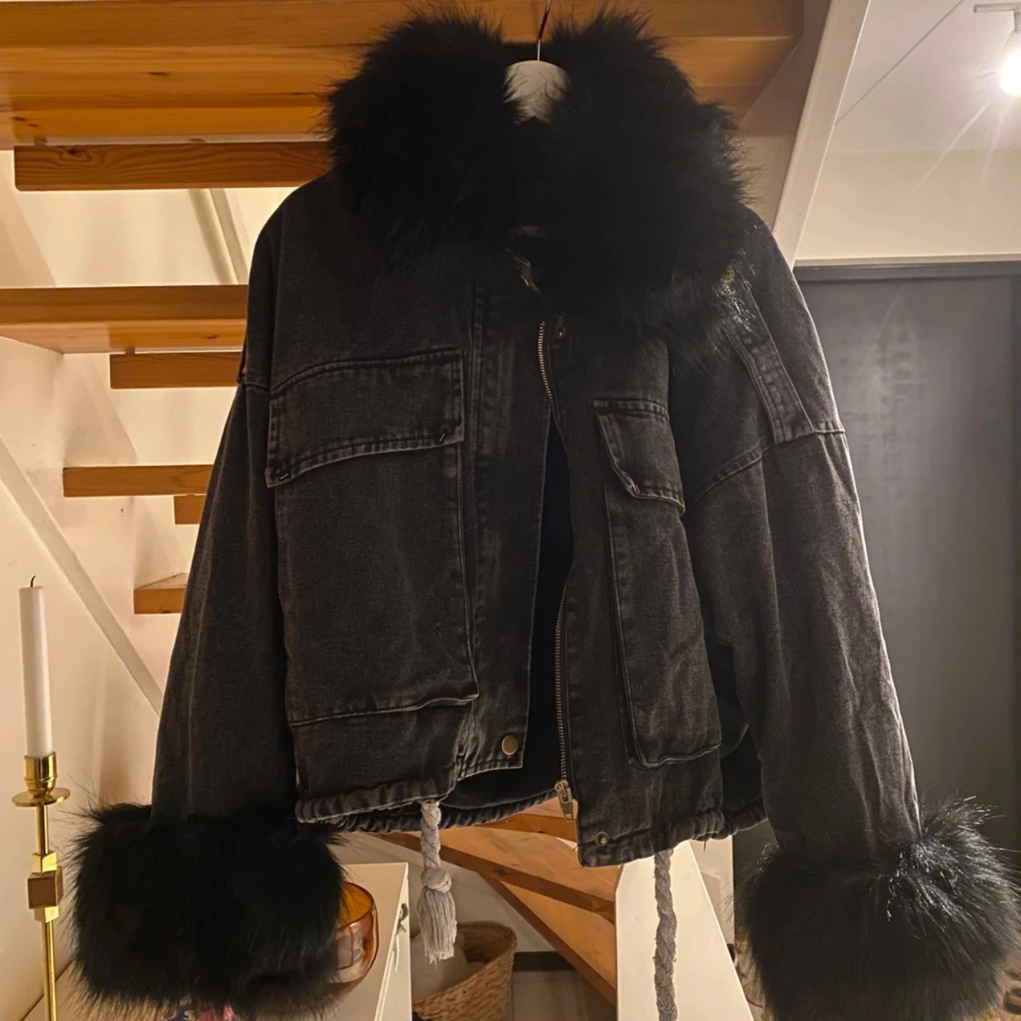 Jacka med päls