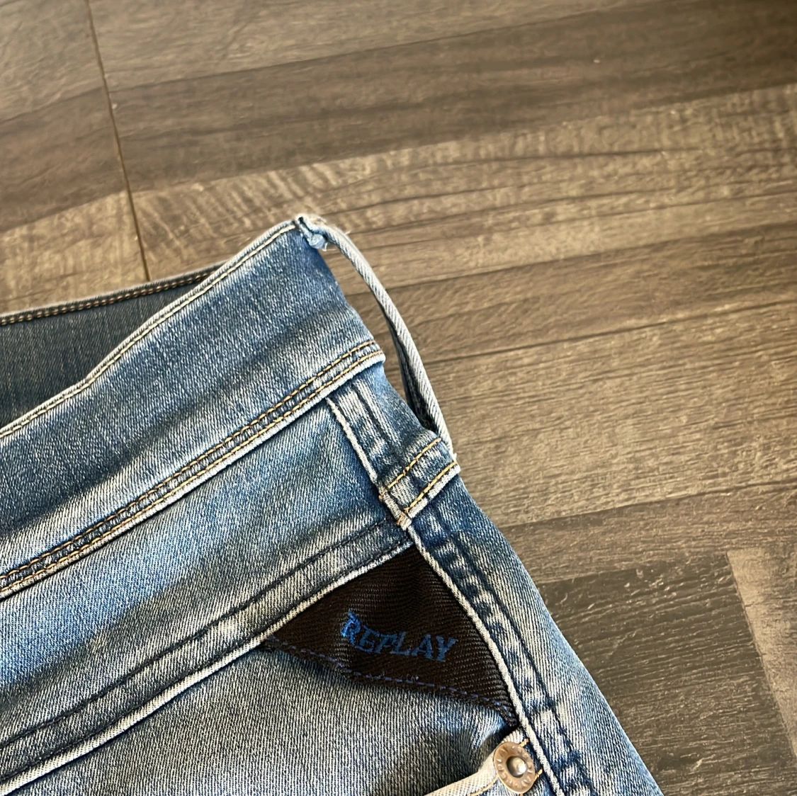 Replay Hyperflex ljusblå jeans - 2