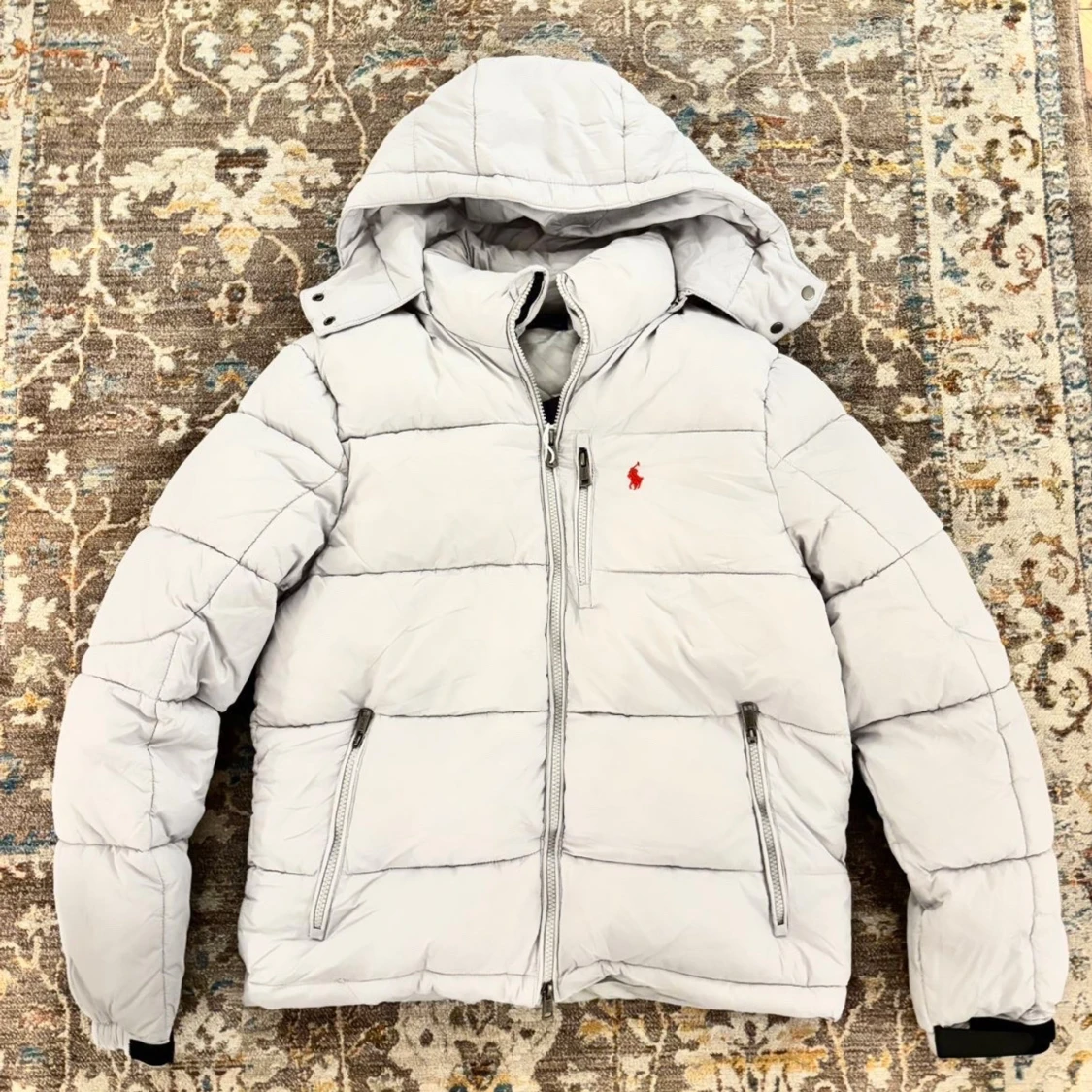 Vit pufferjacka från Polo Ralph Lauren