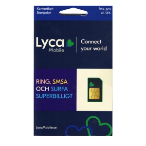 Lyca Mobile Kontantkort Registrerat  - Lyca Mobile kontantkort 