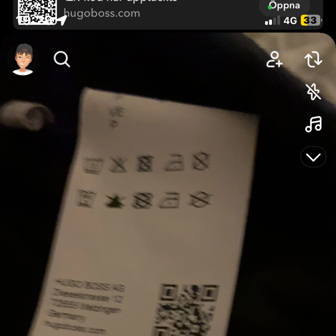 Svart långärmad tröja från BOSS - 4