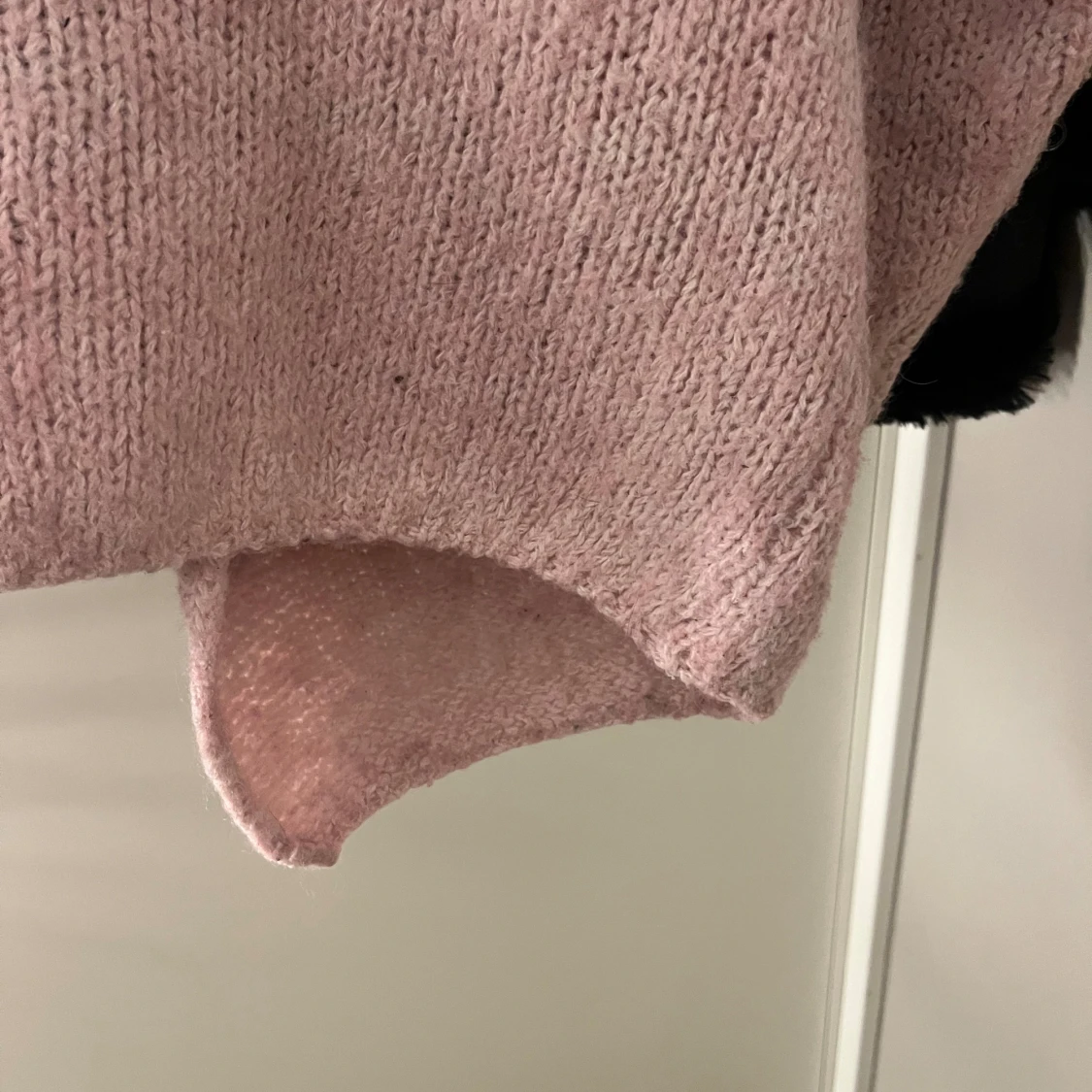 Ljusrosa stickad kofta från Lindex - 3