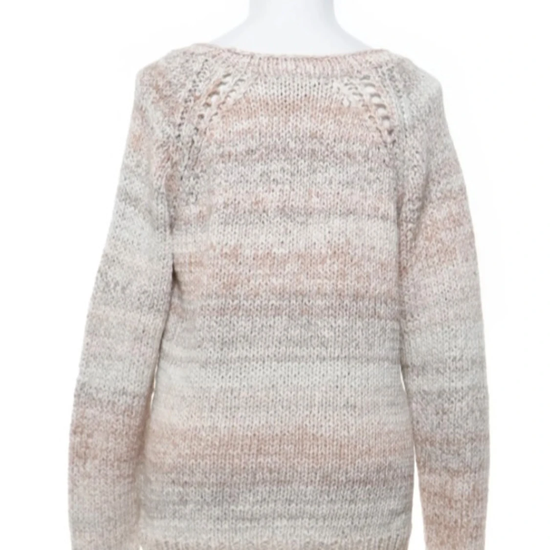 Beige stickad tröja från Lindex - 1