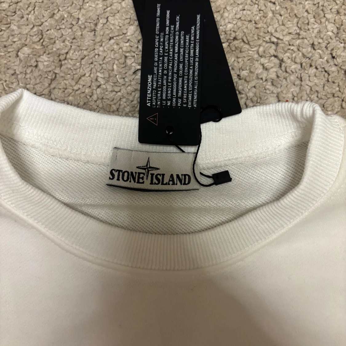 Vit sweatshirt från Stone Island - 2