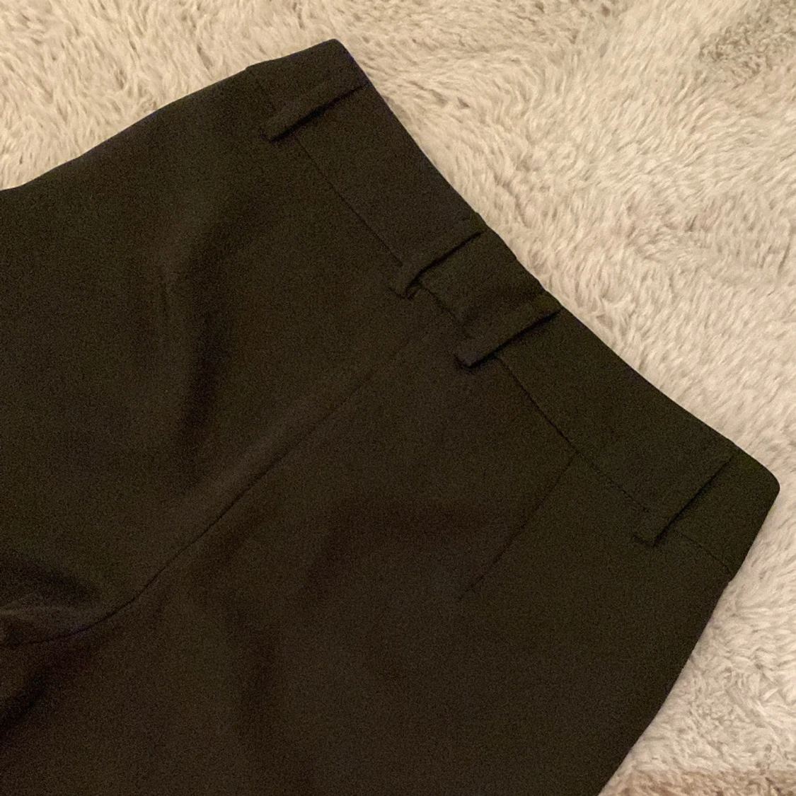 Svarta bootcut kostymbyxor XS - 3