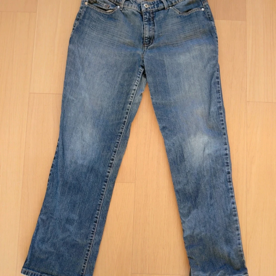 Blå jeans från Arizona med broderi, baggy