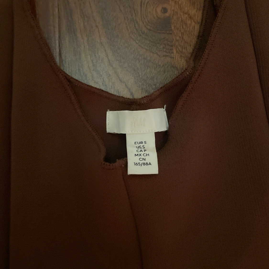 Brun ärmlös klänning från H&M - 1