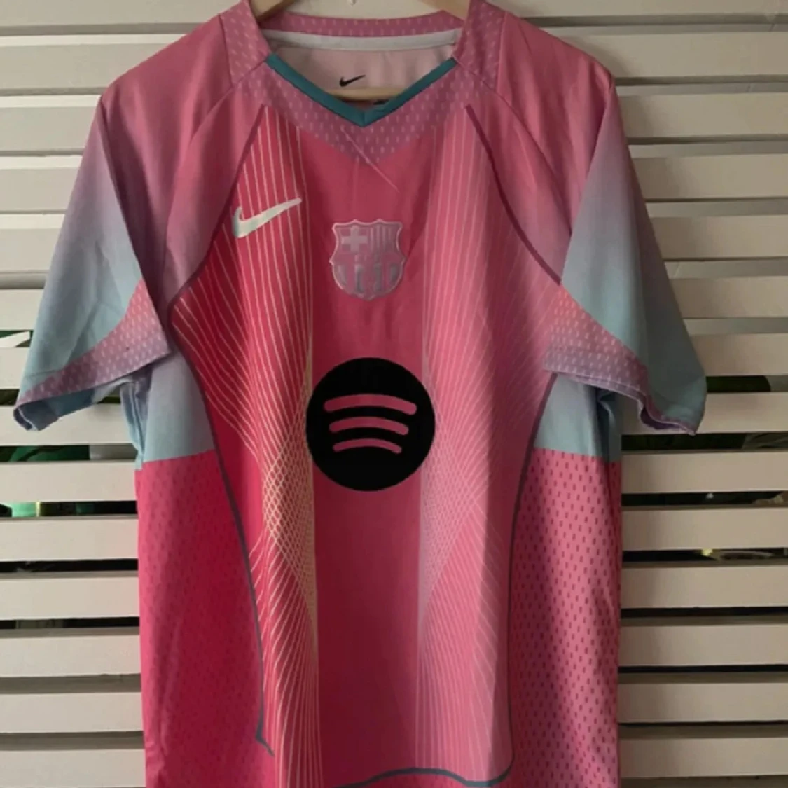 Barça x Nike rosa fotbollströja XL