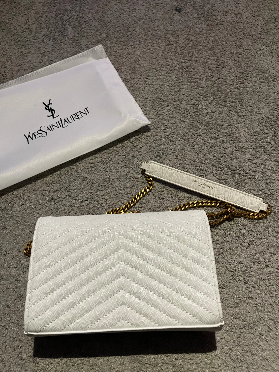 Saint Laurent Envelope Chain Wallet - 6