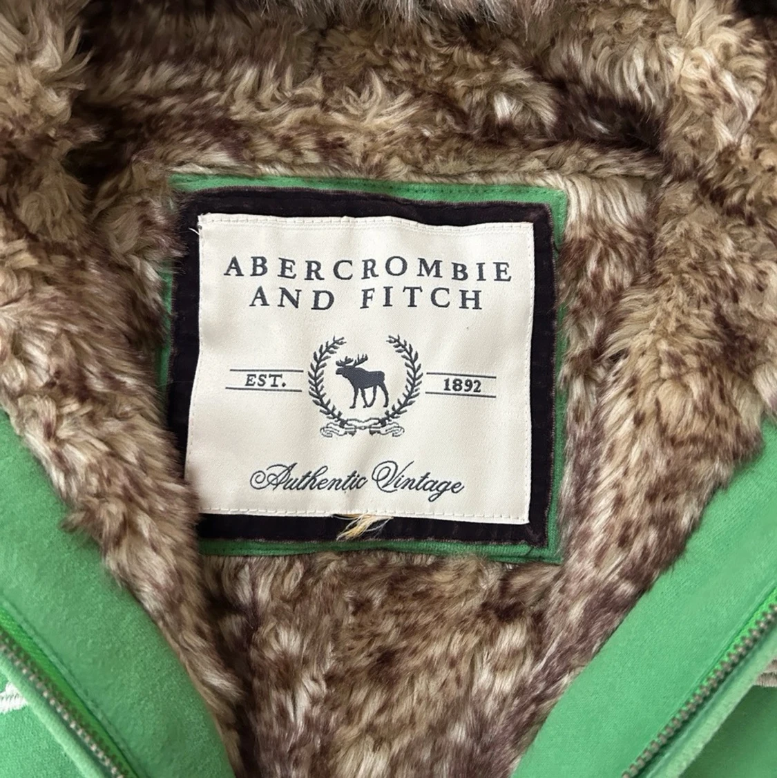 Abercrombie & fitch zip med foder och päls  - 5