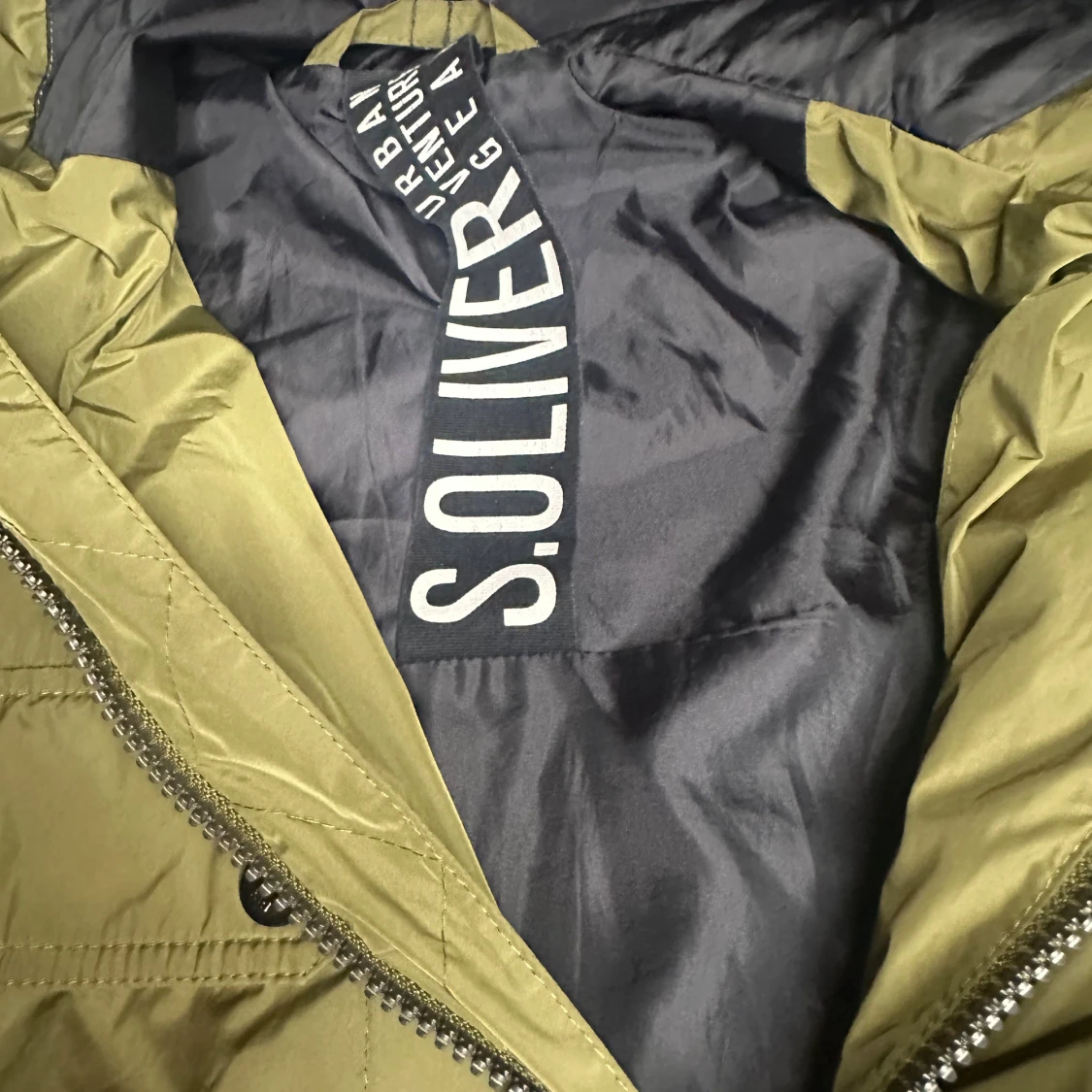 Militär grön field jacket  - 3