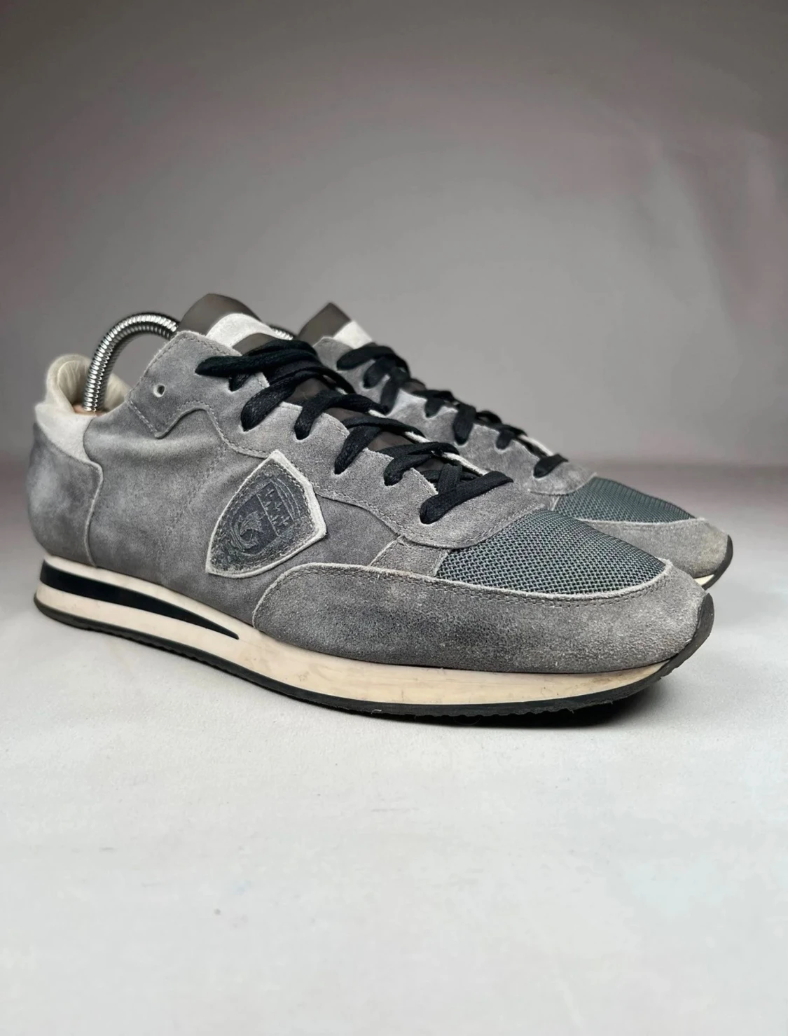 Grå Philippe Model sneakers mocka - 2