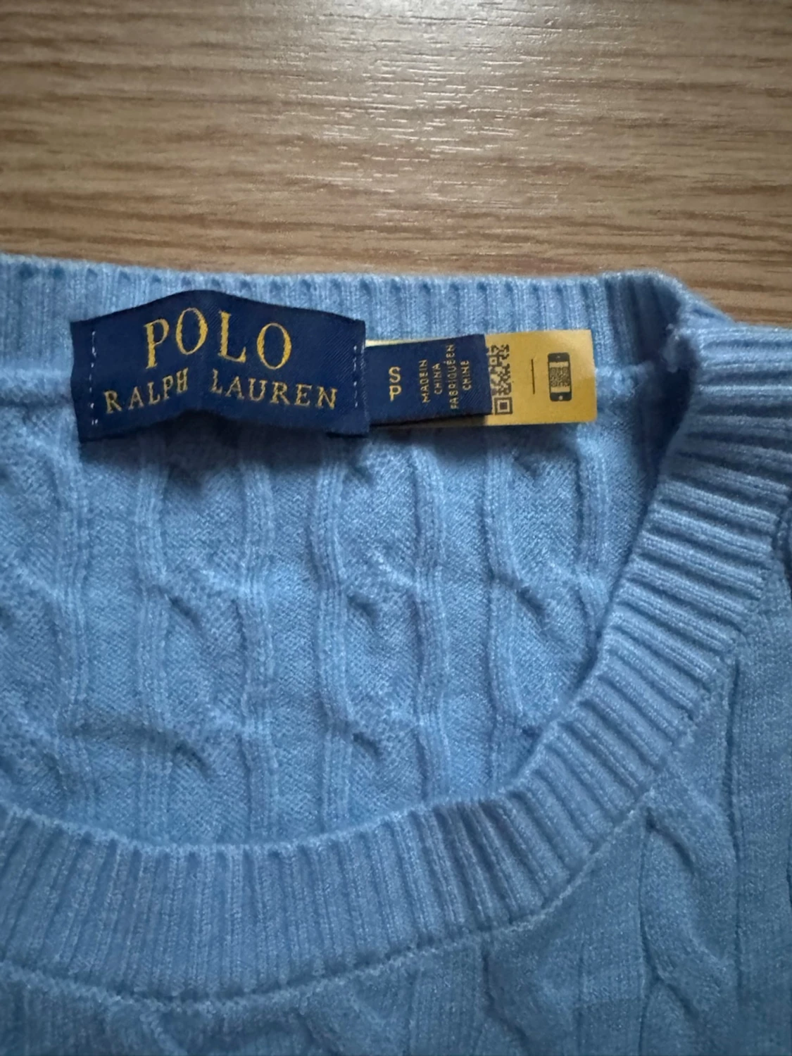 Ljusblå stickad tröja Polo Ralph Lauren - 2