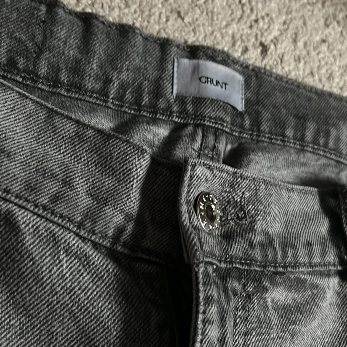 Grå jeans från Grunt, - 3