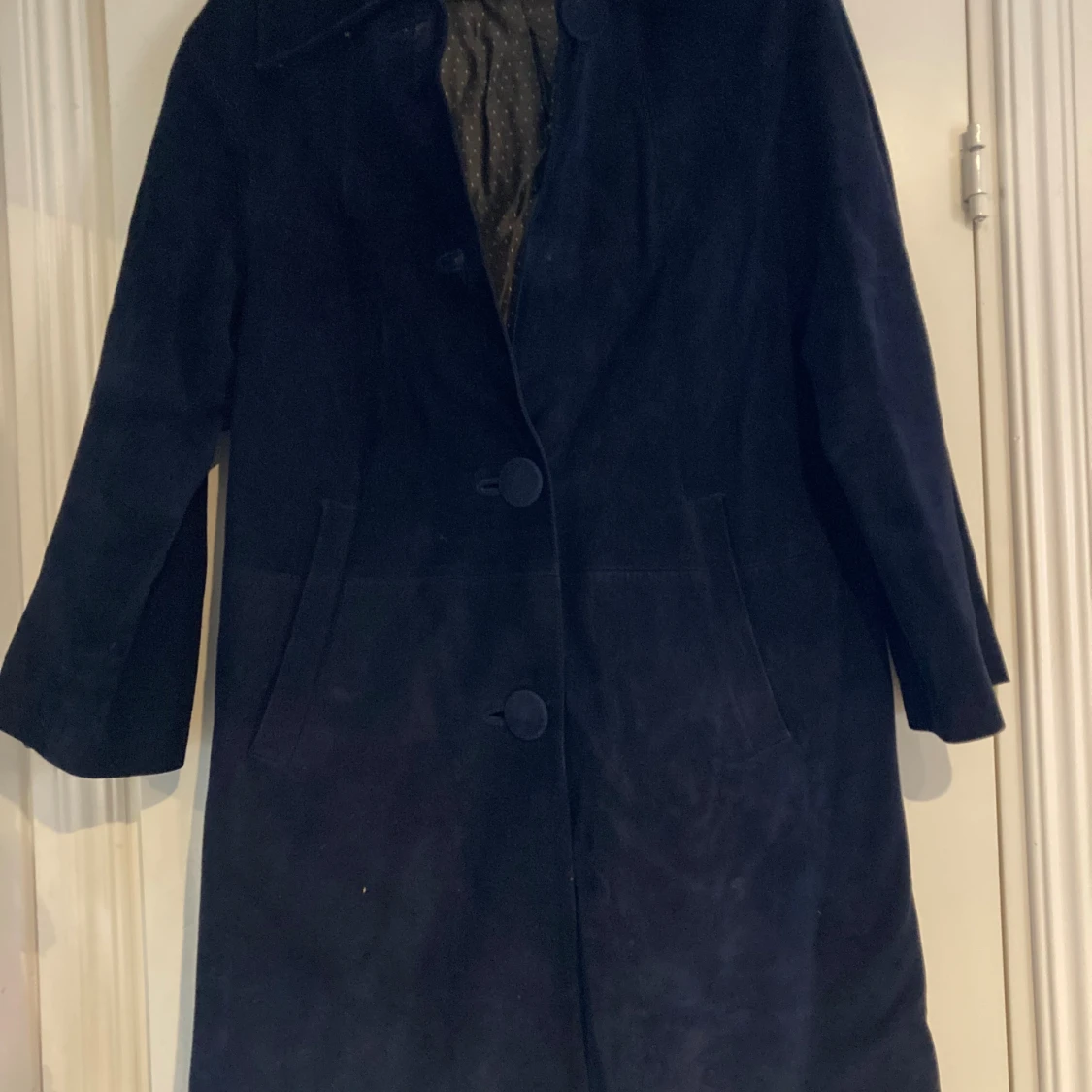 Mörkblå mockakappa från Malung