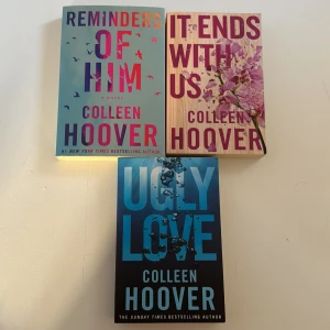 Ugly Love - Tre av av Colleen Hoovers mest populära romaner! Perfekt för unga vuxna som gillar känslostarka berättelser och relationer. Alla säljs ihop🥰 