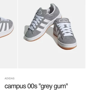 Adidas Campus 00s Grey Gum sneakers - Adidas Campus 00s i färgen grå komemr inte längre till andvändnig💞kom gärna med prisförslag 