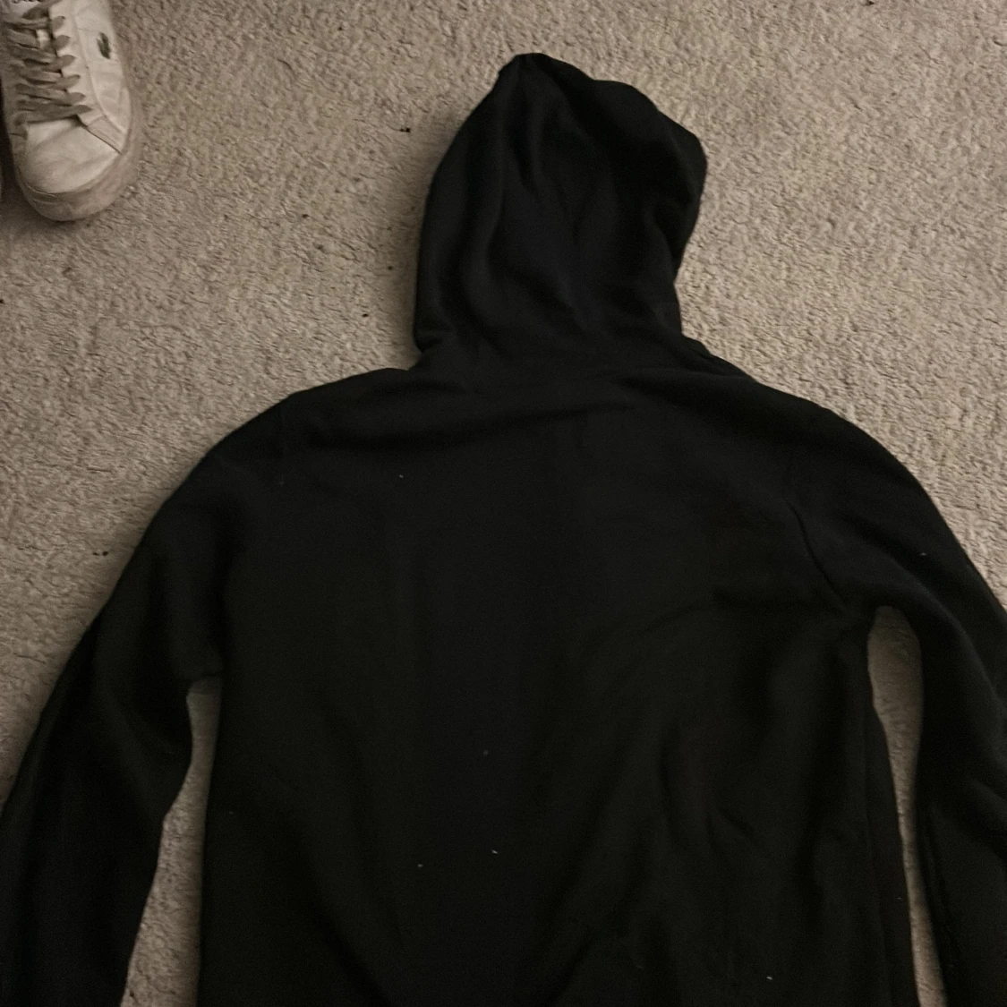 Svart Nike hoodie med dragkedja - 1