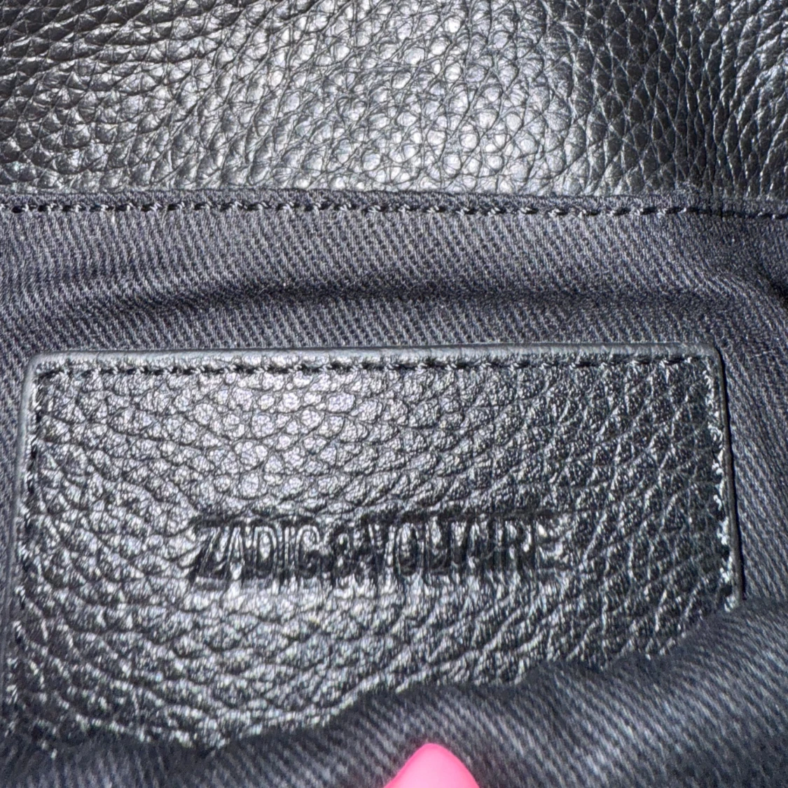 Svart axelväska Zadig & Voltaire skinn - 1