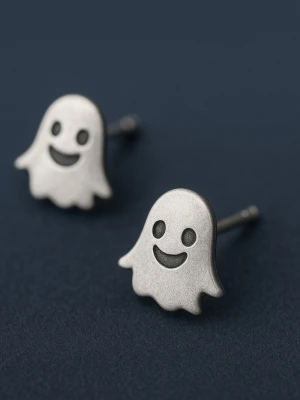 Fina  stift örhängen små  glada spöken  Stift ingår  - Ett par stift örhängen små: mått:12MM * leveras med presentpåse 