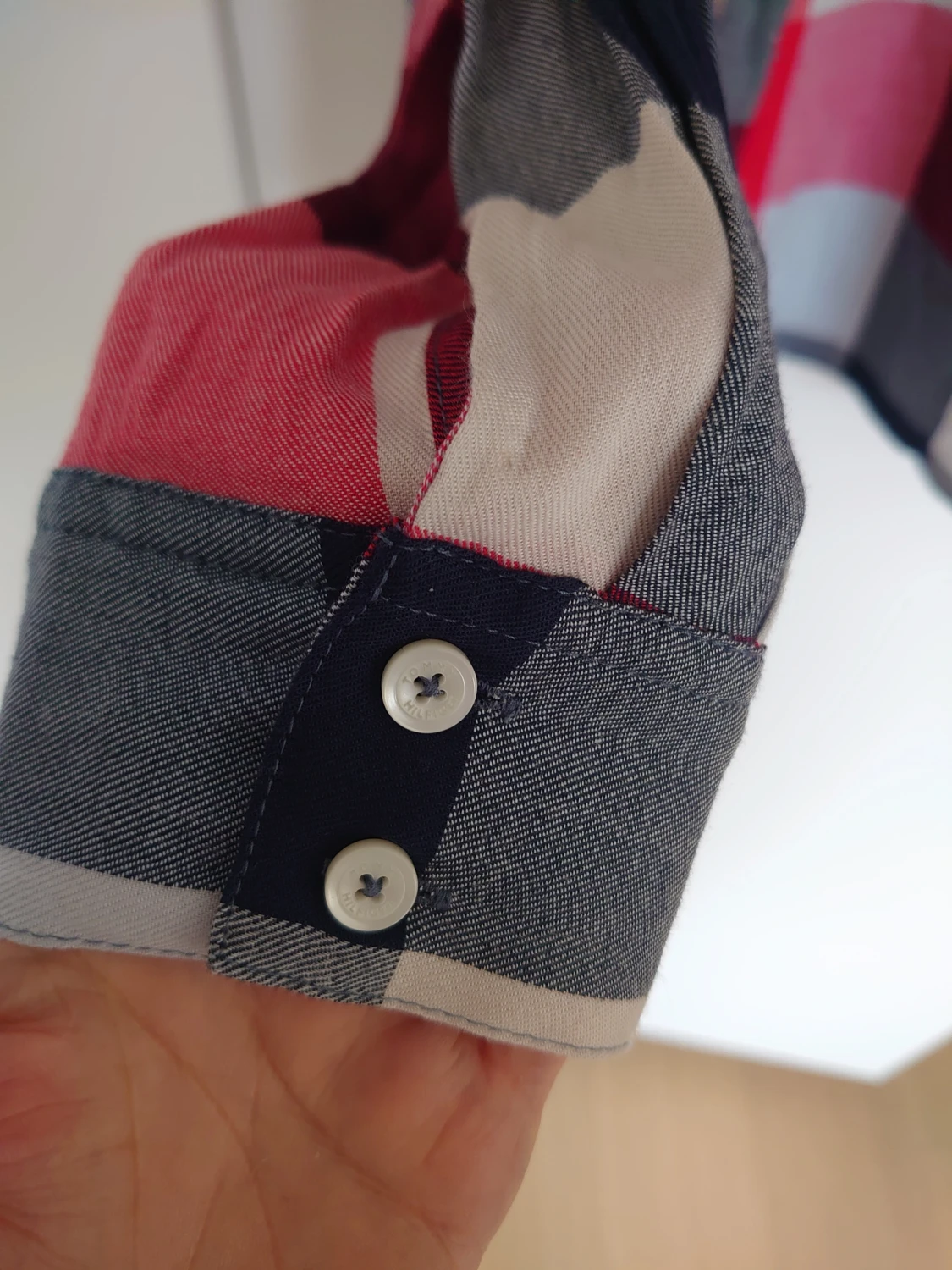 Rutig skjorta från Tommy Hilfiger, stl 38, dam - 4