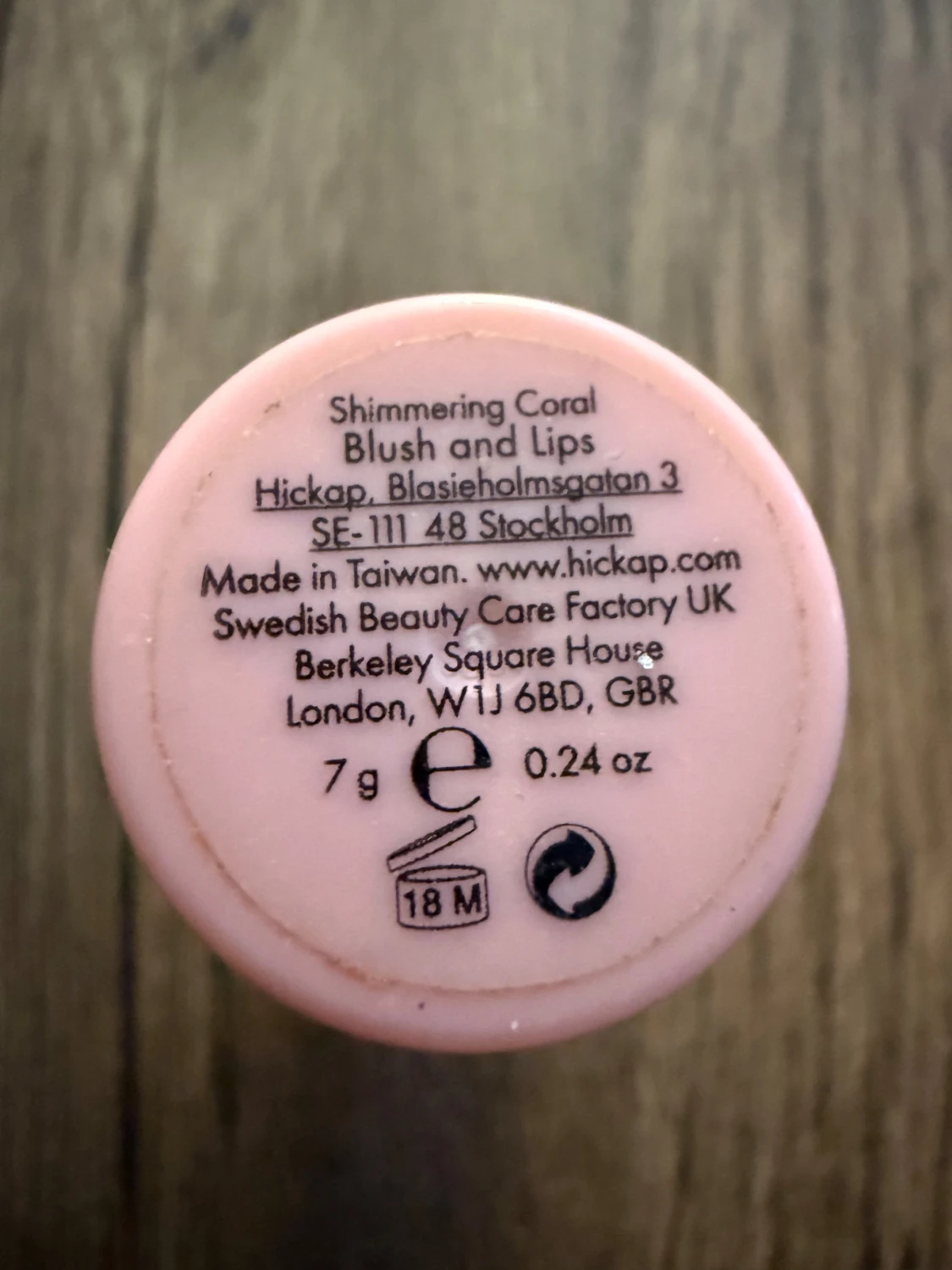 Hickap Shimmering Coral Blush & Lips  - 3