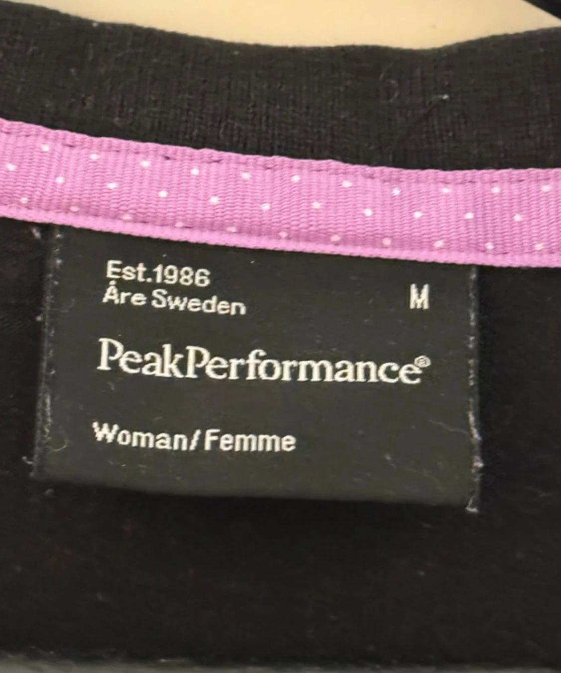 Svart Peak Performance pikétröja M - 3