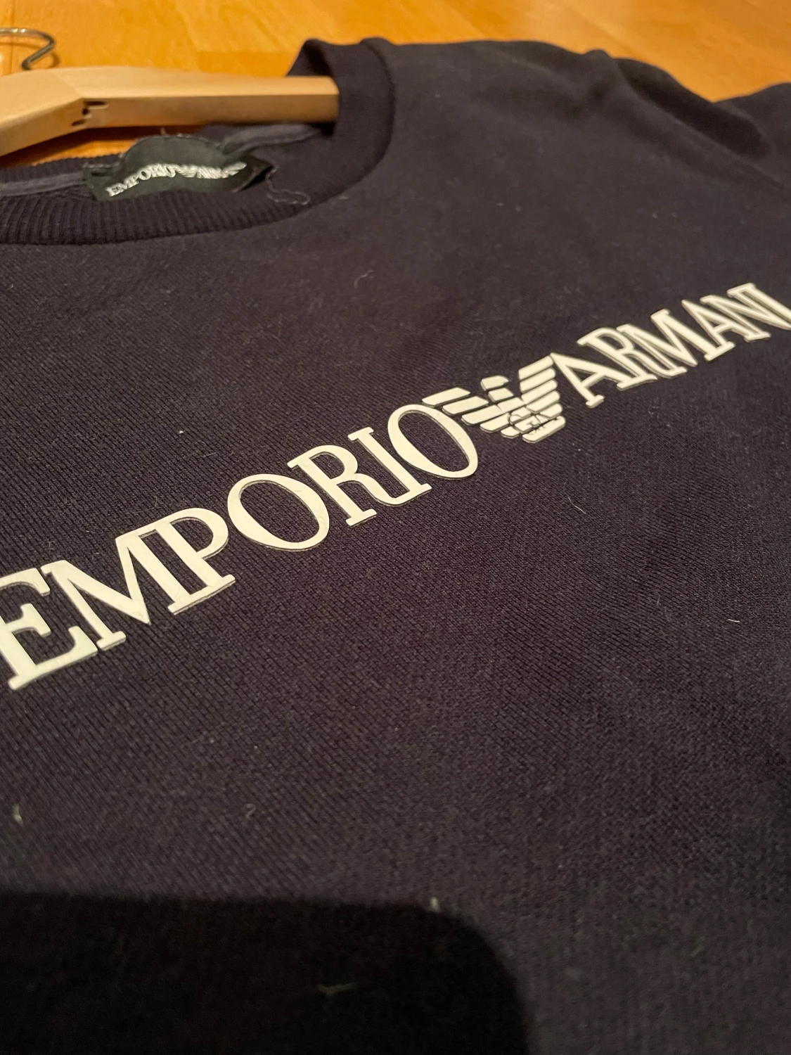 Svart sweatshirt från Emporio Armani - 4