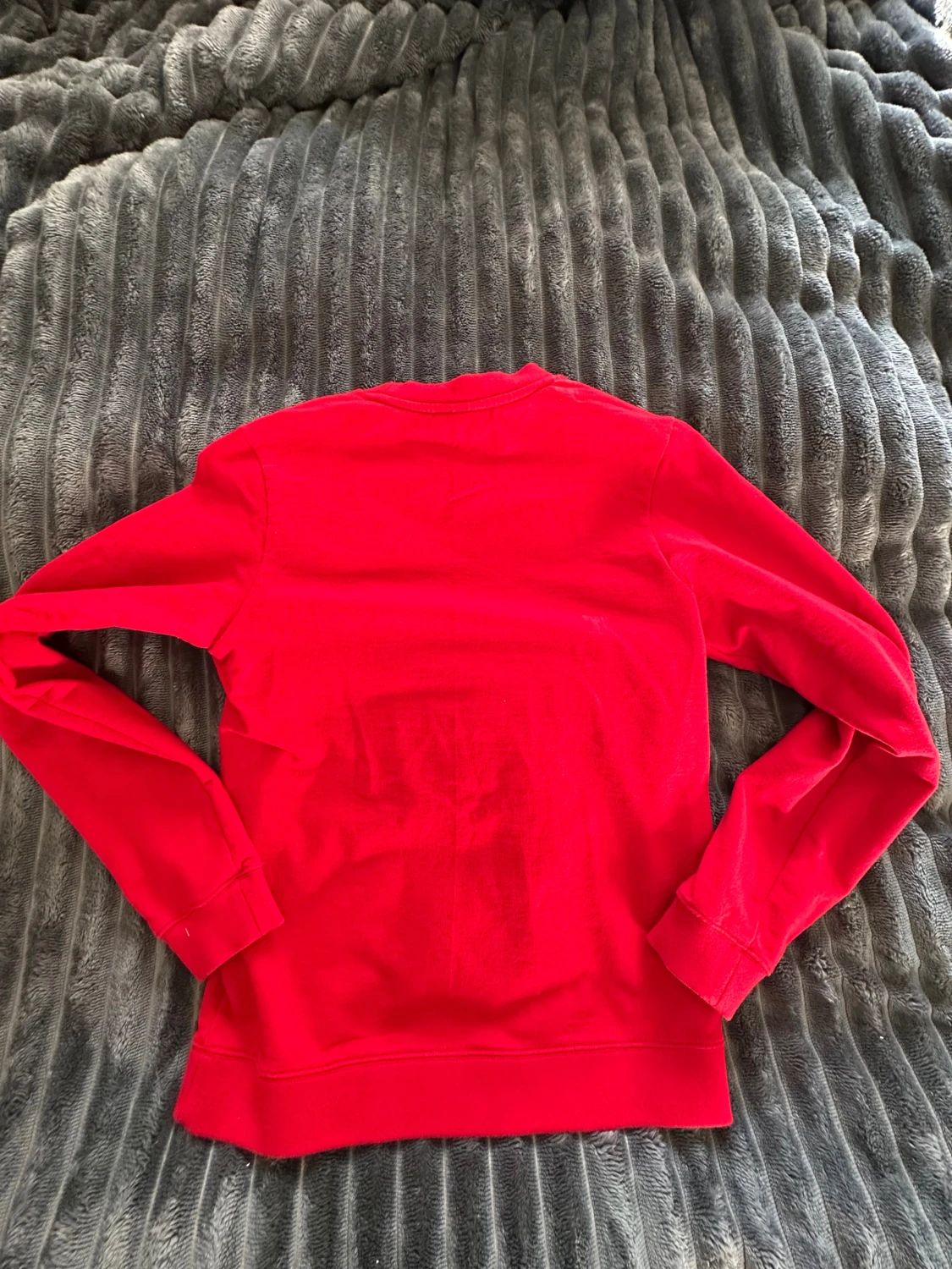 Röd Lacoste sweatshirt med tryck - 2