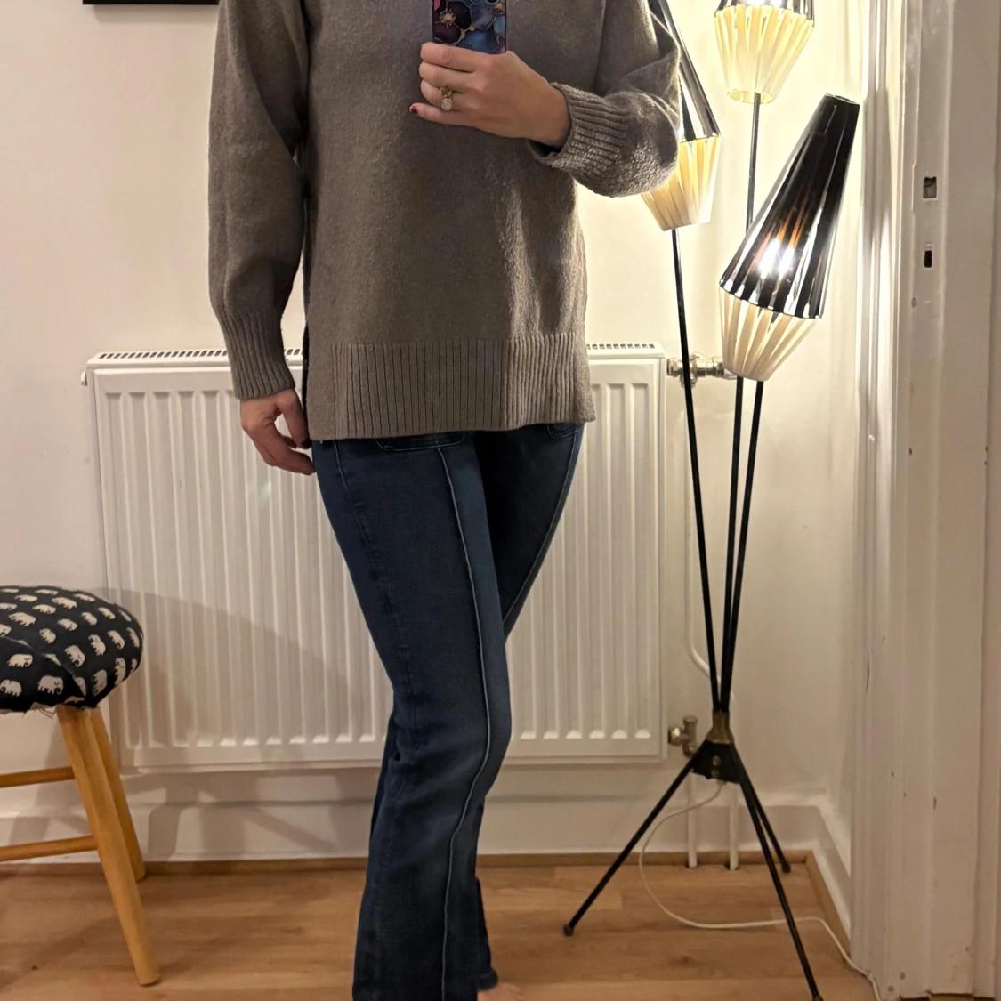 Beige polotröja från H&M