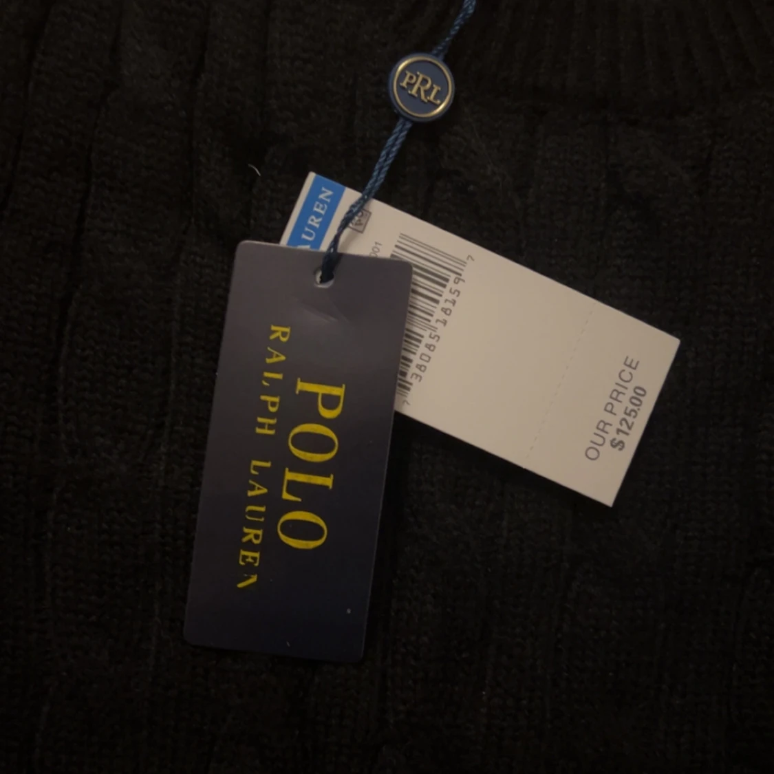 2 st svart,mörkblå polo Ralph Lauren tröjor - 3