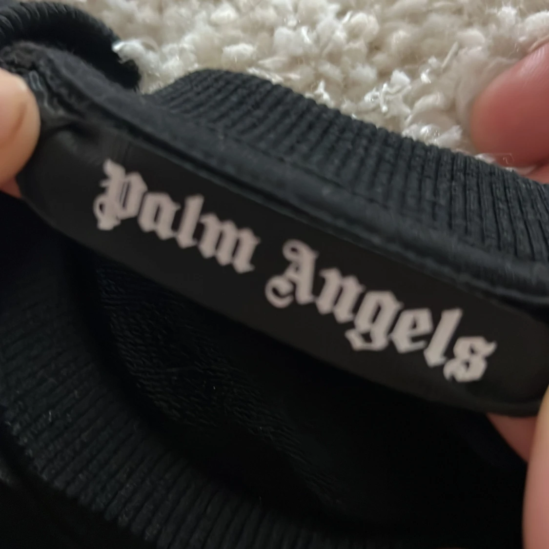 Palm Angels svart sweatshirt alien print - 2