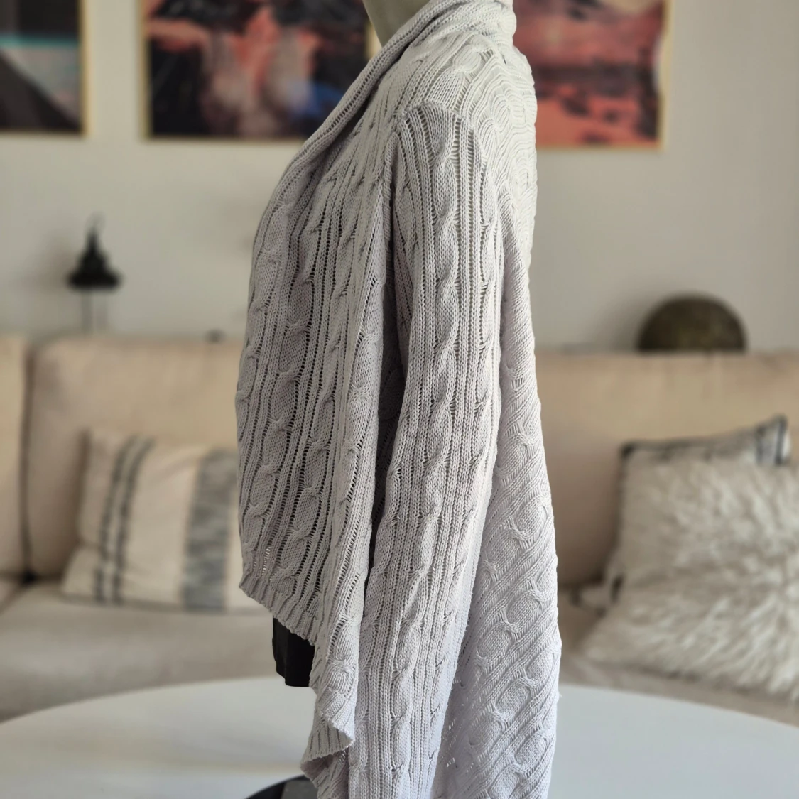 Ljusgrå kofta * stl M * Bondelid - 1